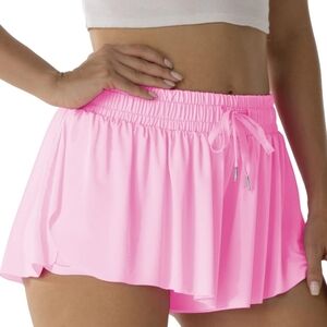 Nexsonic | Flowy Athletic Shorts for Women Running Tennis Butterfly Shorts